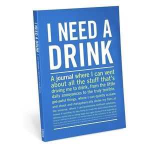 Knock Knock I Need A Drink Inner-Truth Journal NEW
